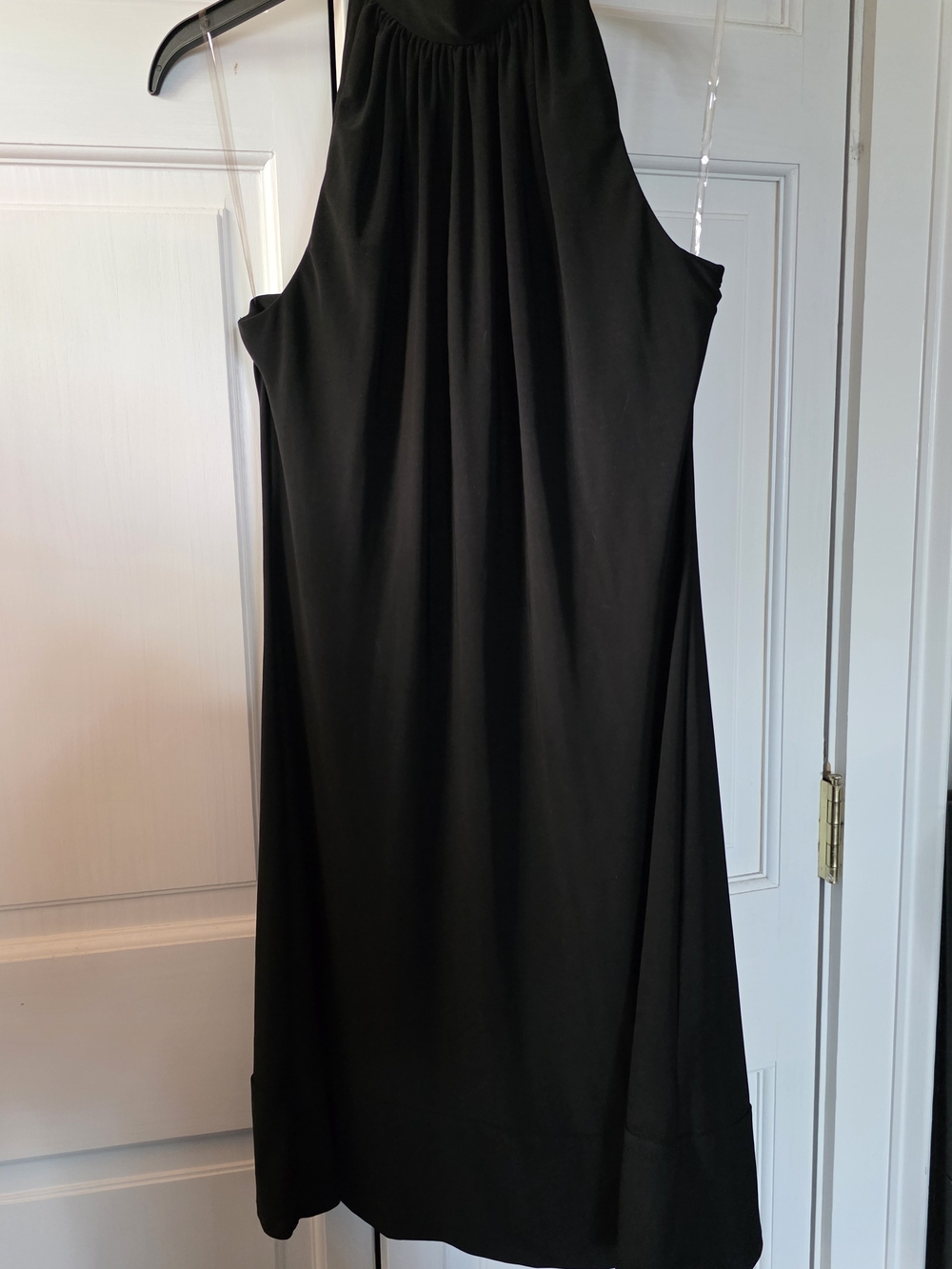 American Living Black Midi Halter Dress